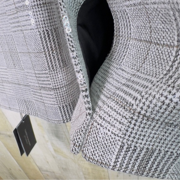 Tommy Hilfiger Size 10 Clear Palette Mixed Patter Black/Gray/White Jacket - Picture 7 of 14